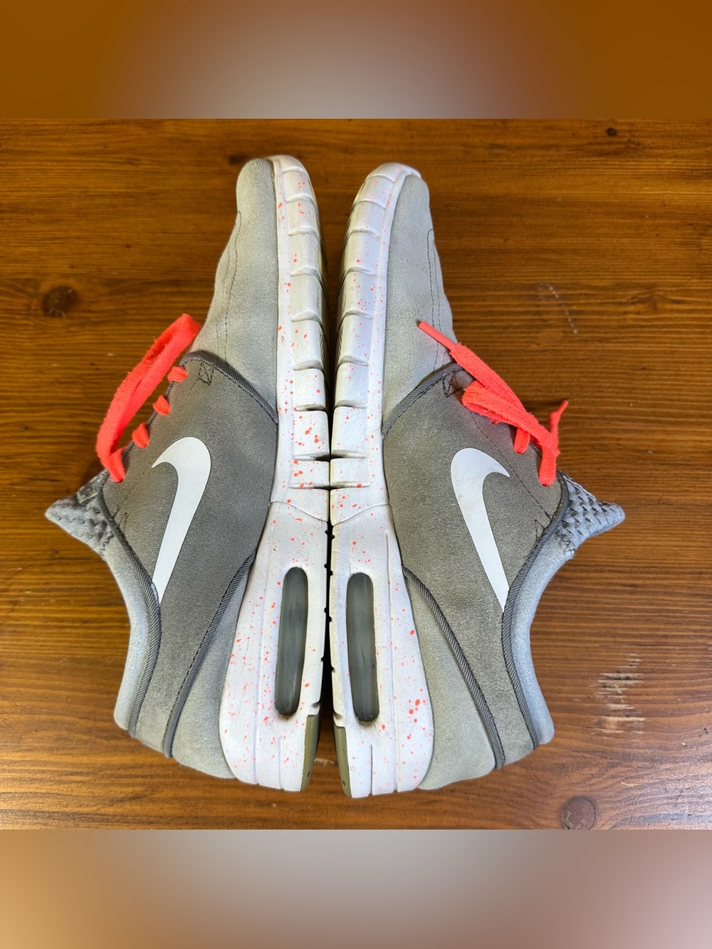 Nike SB Stefan Janoski Max Sneakers Wolf Grey / Hot Lava Men’s Size 9 - Picture 8 of 11